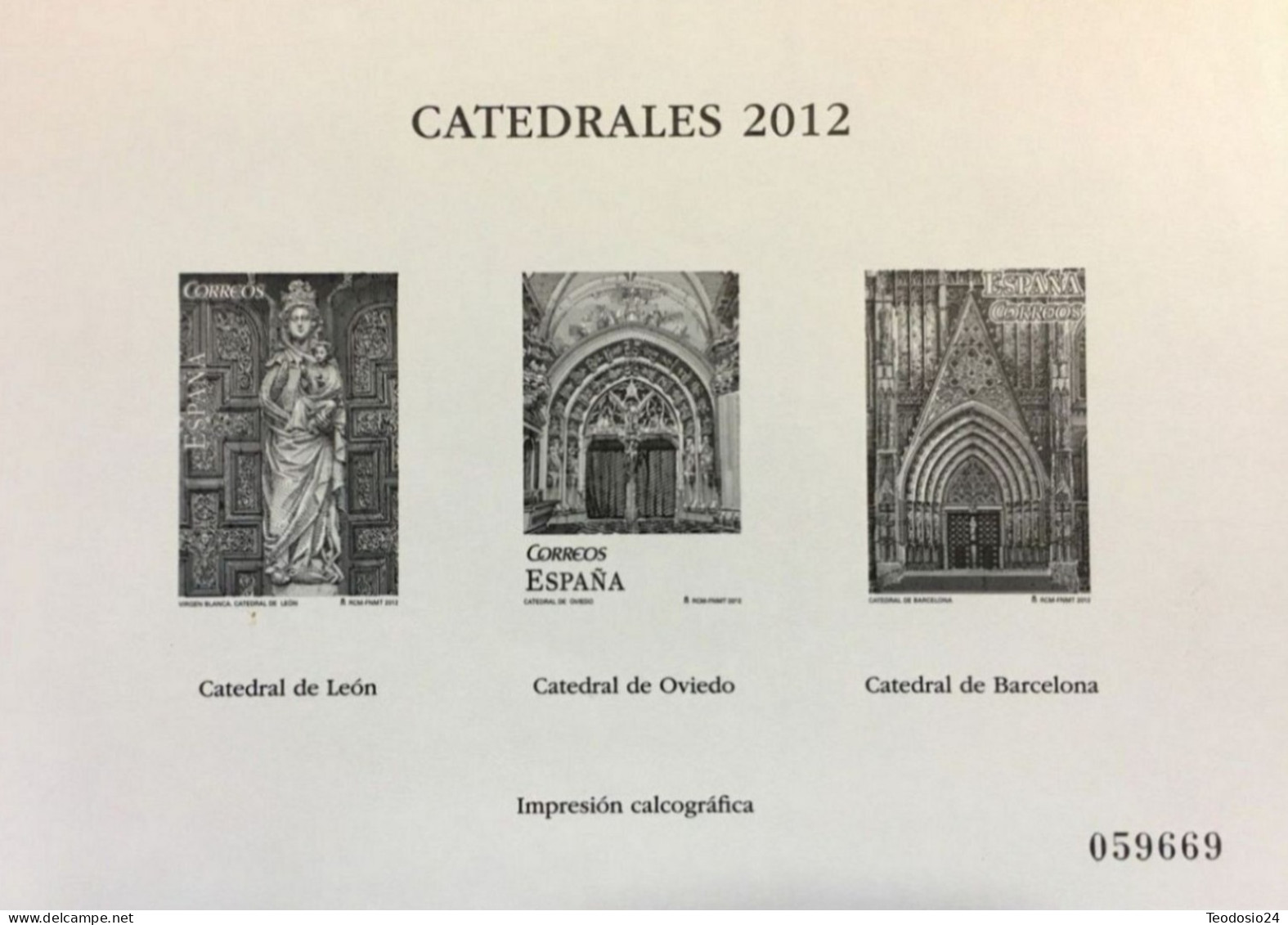 Prueba Impresion  Calcográfica 2012 Catedrales - Ensayos & Reimpresiones