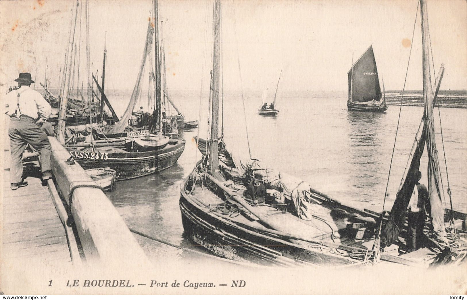 80 Le Hourdel Port De Cayeux CPA - Le Hourdel