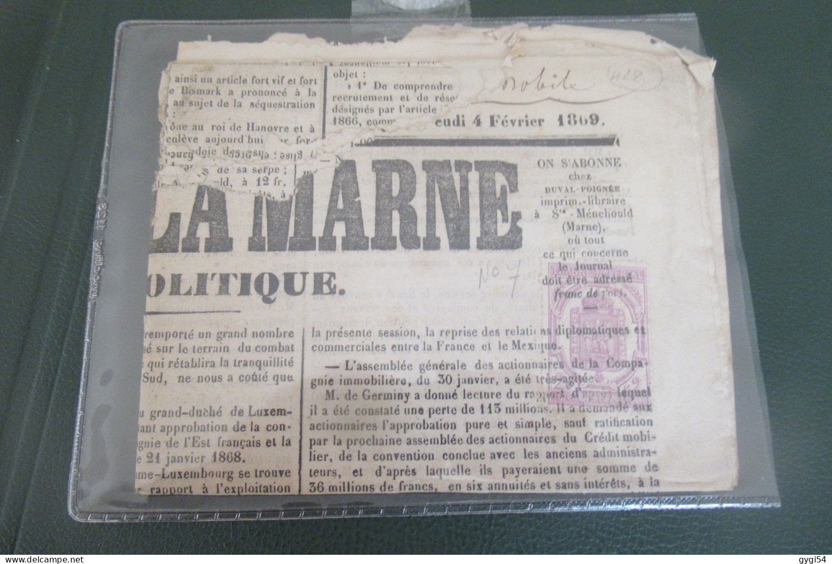FRANCE  N+ 7 SUR JOURNAL  COMPLET   LA MARNE - Newspapers