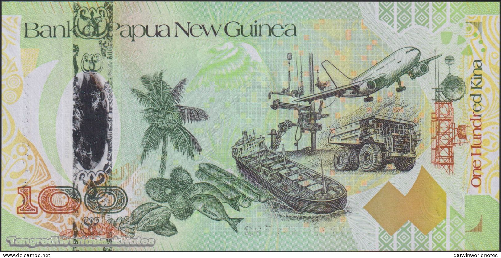 DWN - 325 world UNC different banknotes - FREE PAPUA NEW GUINEA 100 Kina 2008 (P.37) REPLACEMENT ZZZZ