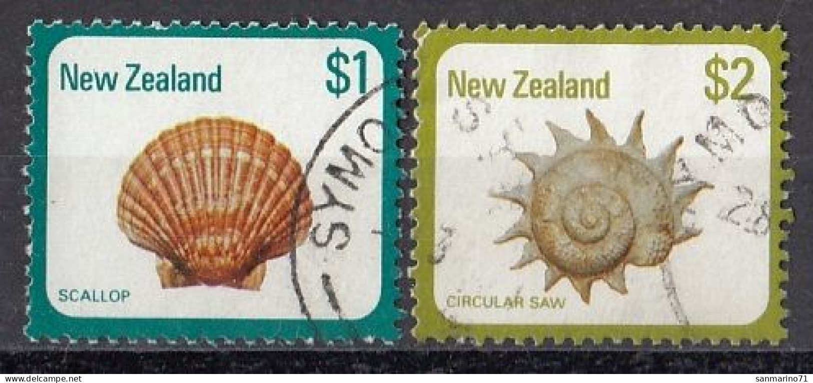 NEW ZEALAND 785-786,used,falc Hinged - Usados