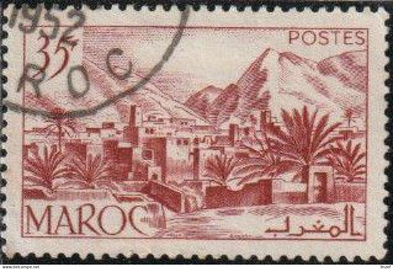 Maroc 1950 Yv. N°292 - Vallée Du Todra - Oblitéré - Oblitérés