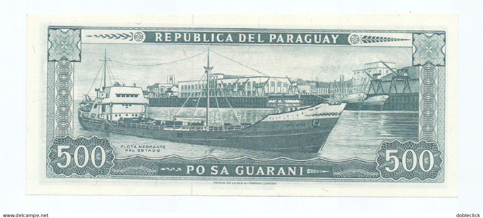 PARAGUAY - 500 GUARANIES P-206 - FALCON SILVA PAEZ SIGN. 1982 UNC - Paraguay