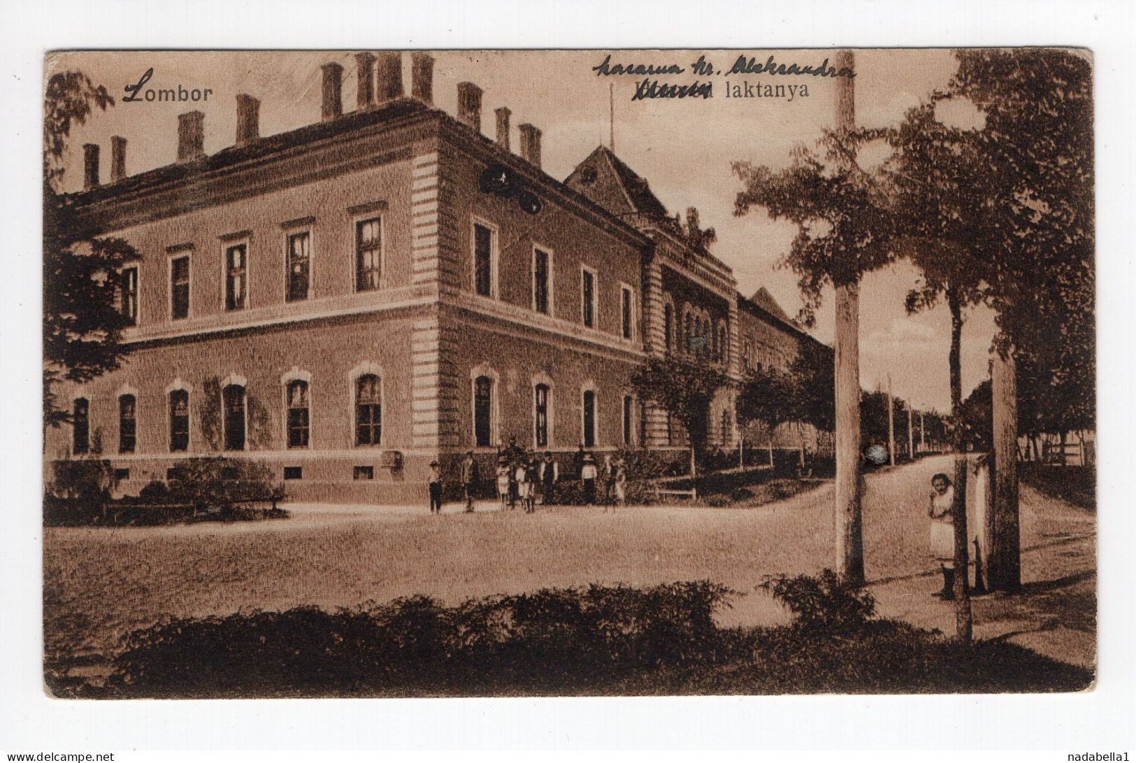 1928. KINGDOM OF SHS,SERBIA,SOMBOR,KING ALEKSANDAR STREET,POSTCARD,USED - Yougoslavie