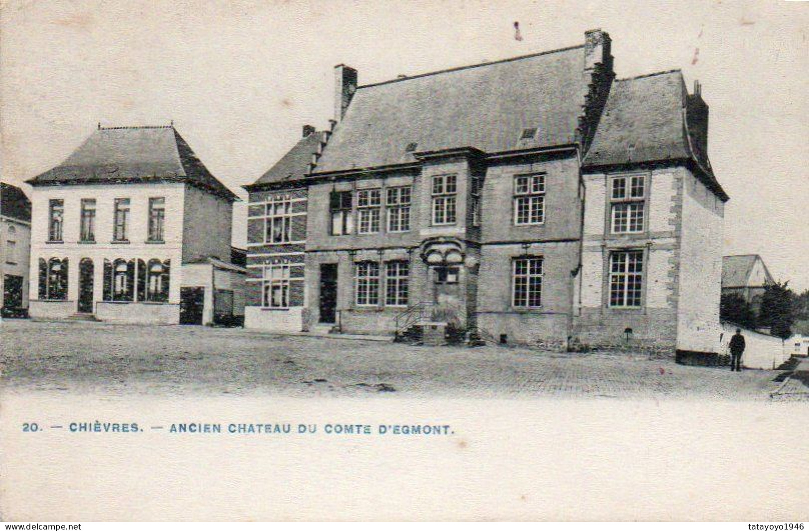 CHIEVRES  L'ancien Chateau Du Comte  Egmont  Voyagé En 1907 - Chievres