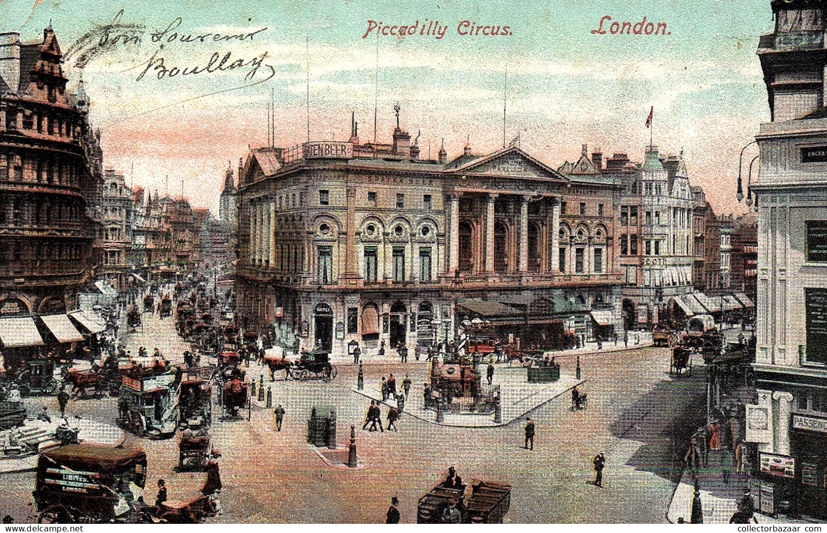 PICCADILLY CIRCUS LONDON POSTCARD - Piccadilly Circus