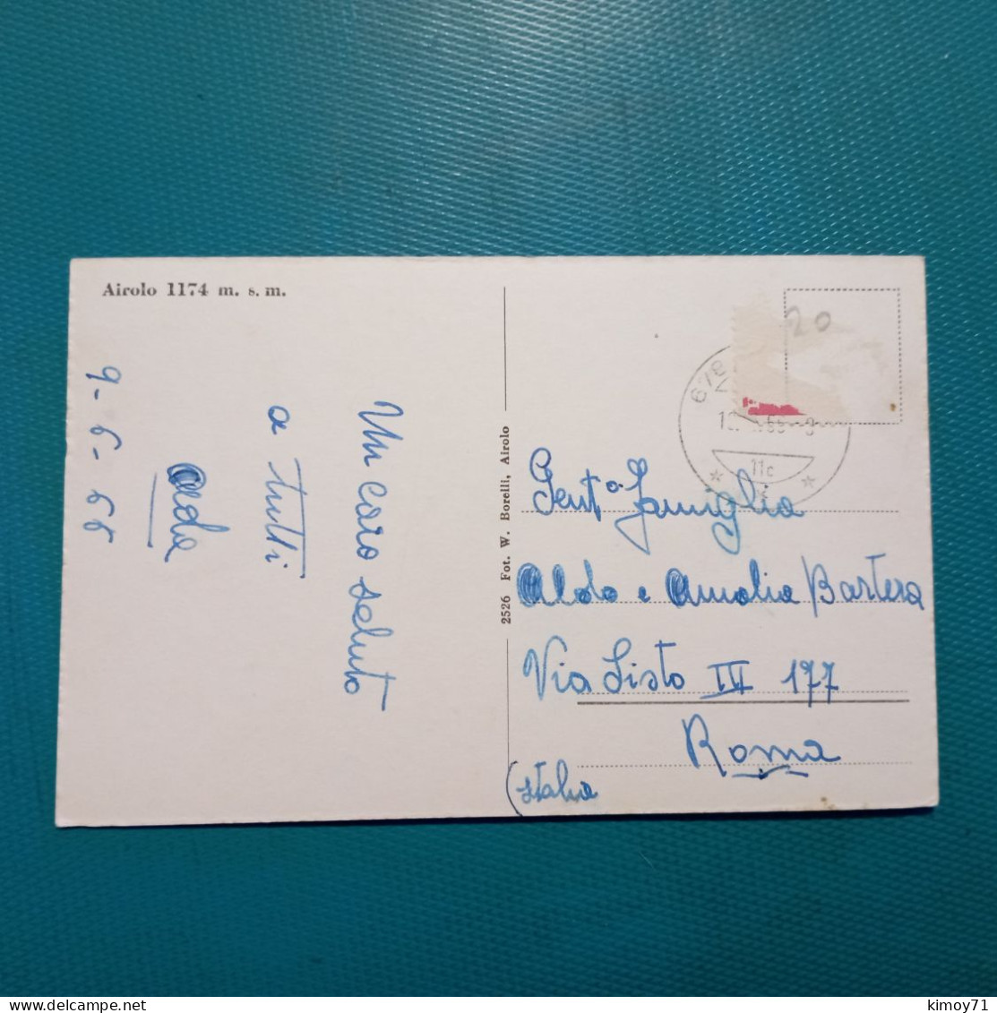 Cartolina Airolo 1174 M.s.m. Viaggiata 1966 - Airolo