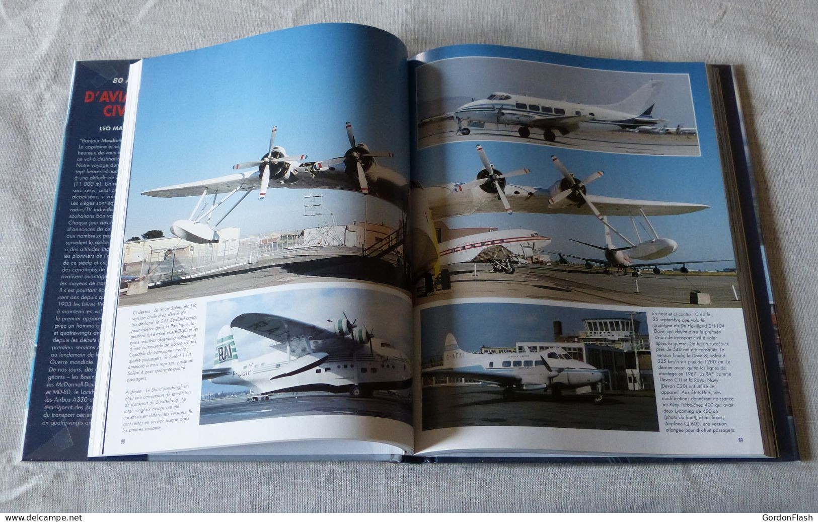 Livre : 80 Ans D'aviation Civile - Avión