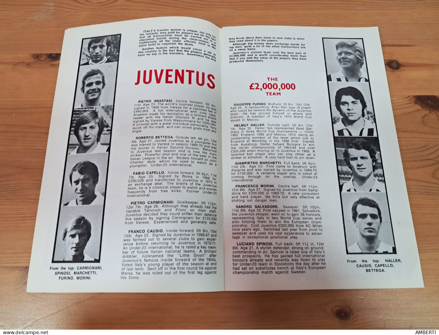 Copa Uefa 1971 Programa Aberdeen-Juventus - Sport