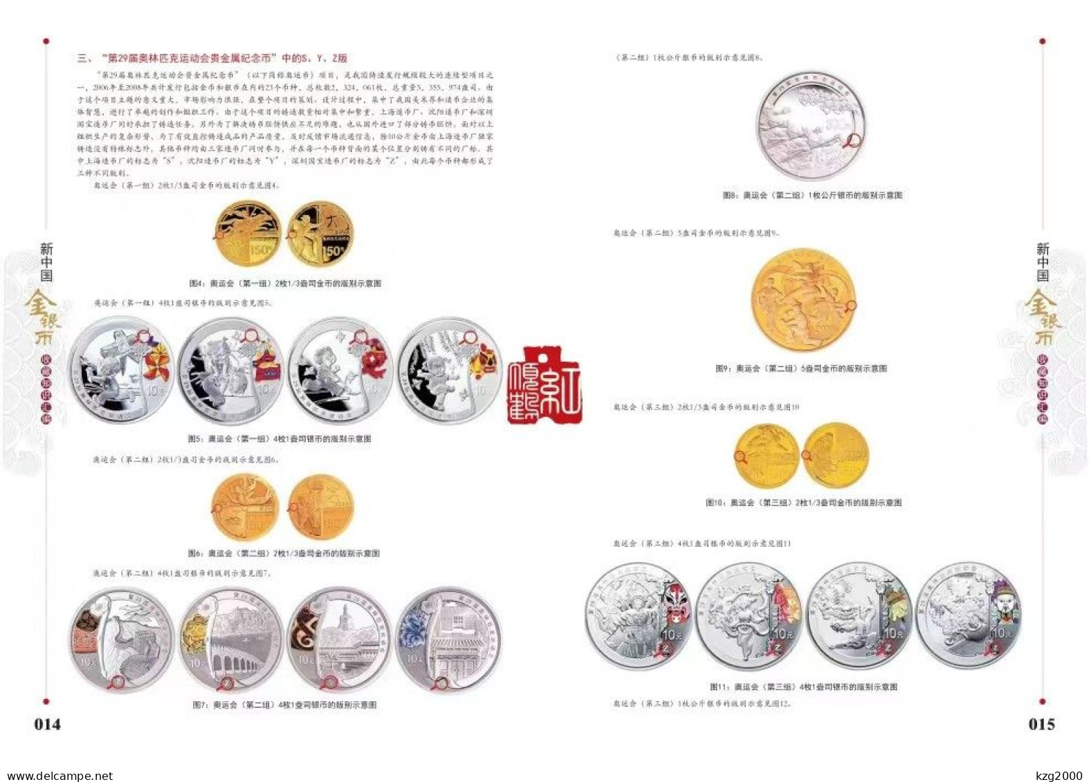 China RMB 1979-2022 Catalogue of Chinese gold and silver coins