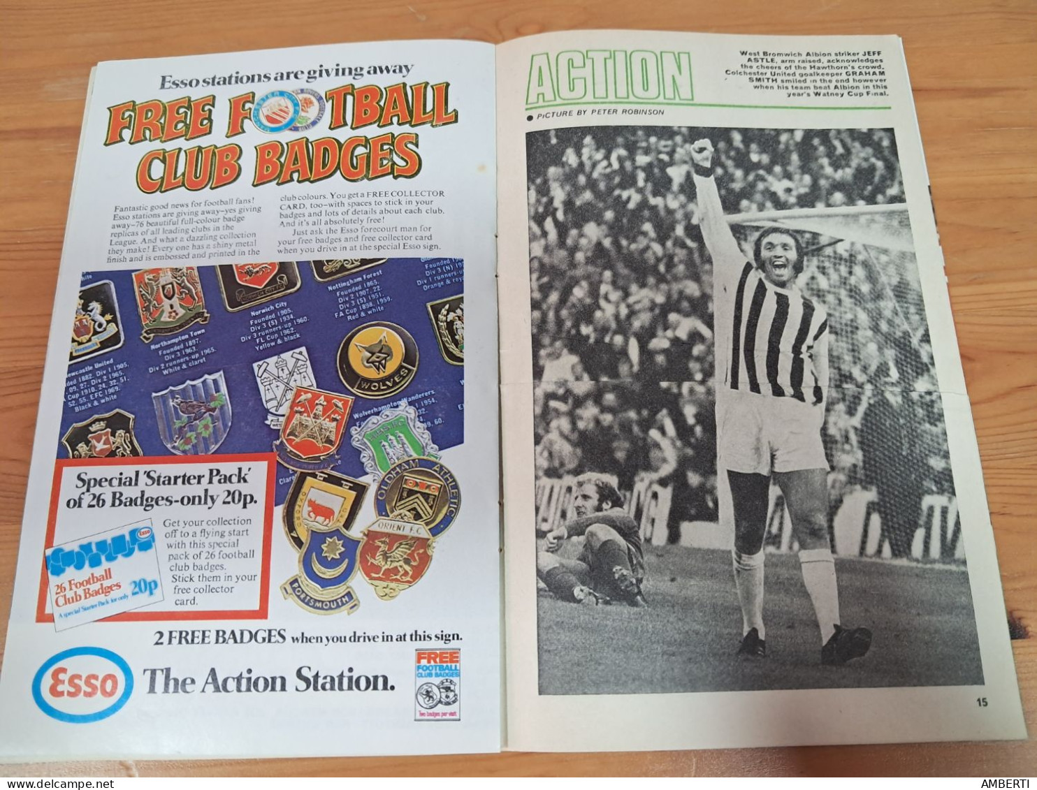 Football League Review poster Newcastle 1971/72