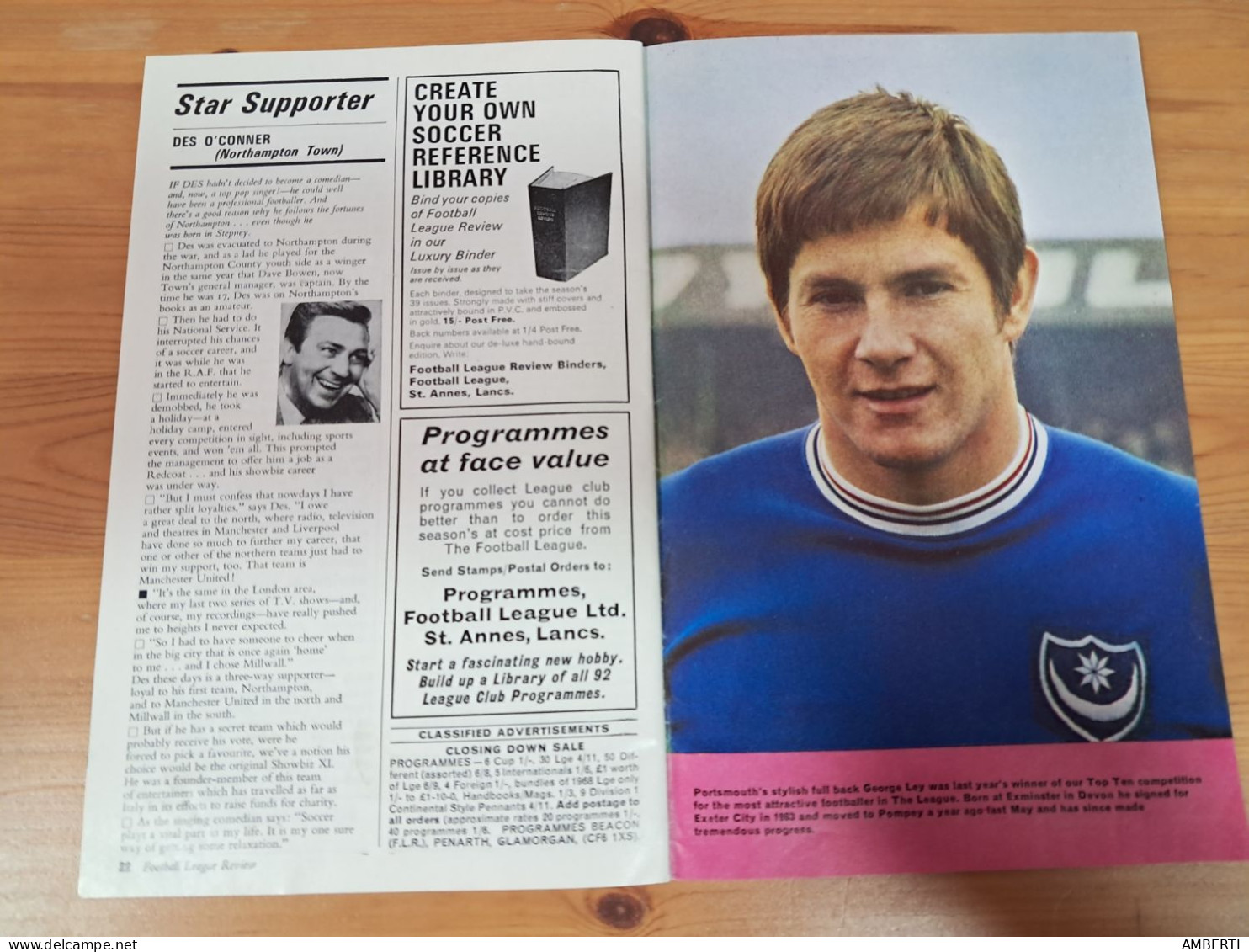 Football League Review poster Ipswich Town 1967/68