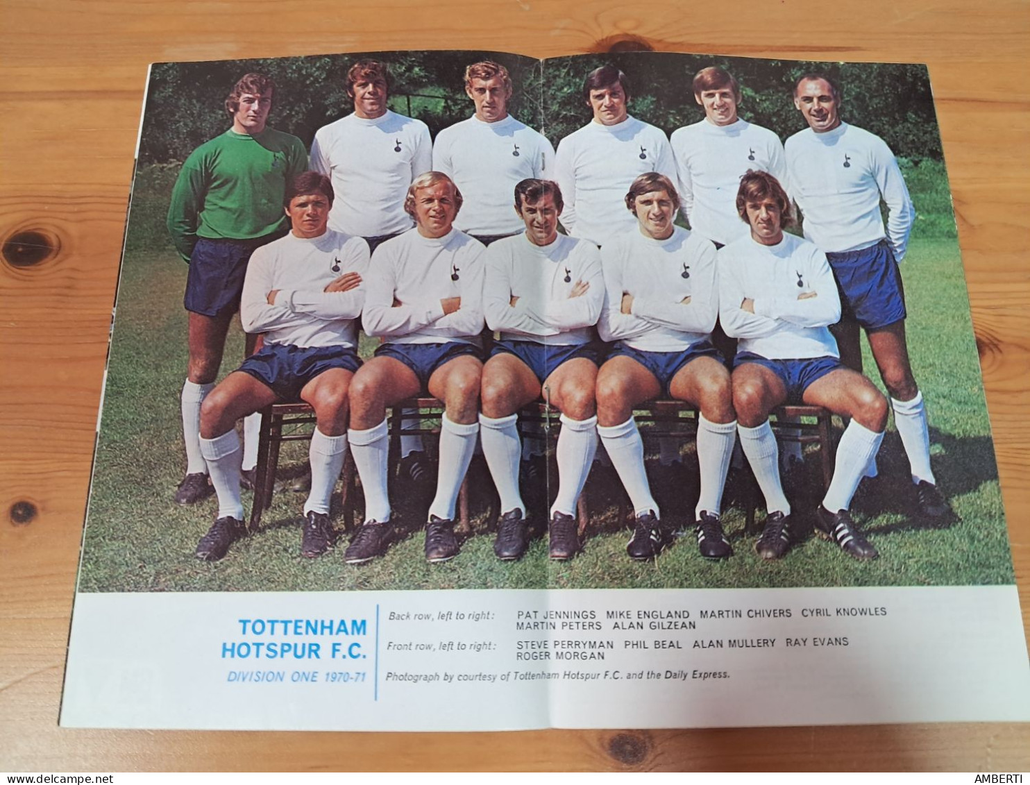 Football League Review Poster Tottenham 1970/71 - Sports