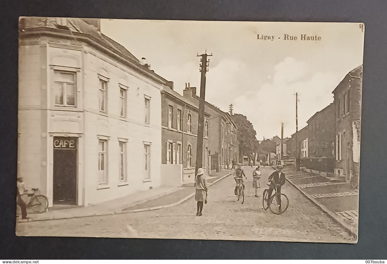 LIGNY / RUE HAUTE / VOYAGEE 1923 / EDIT. ?? - Fleurus