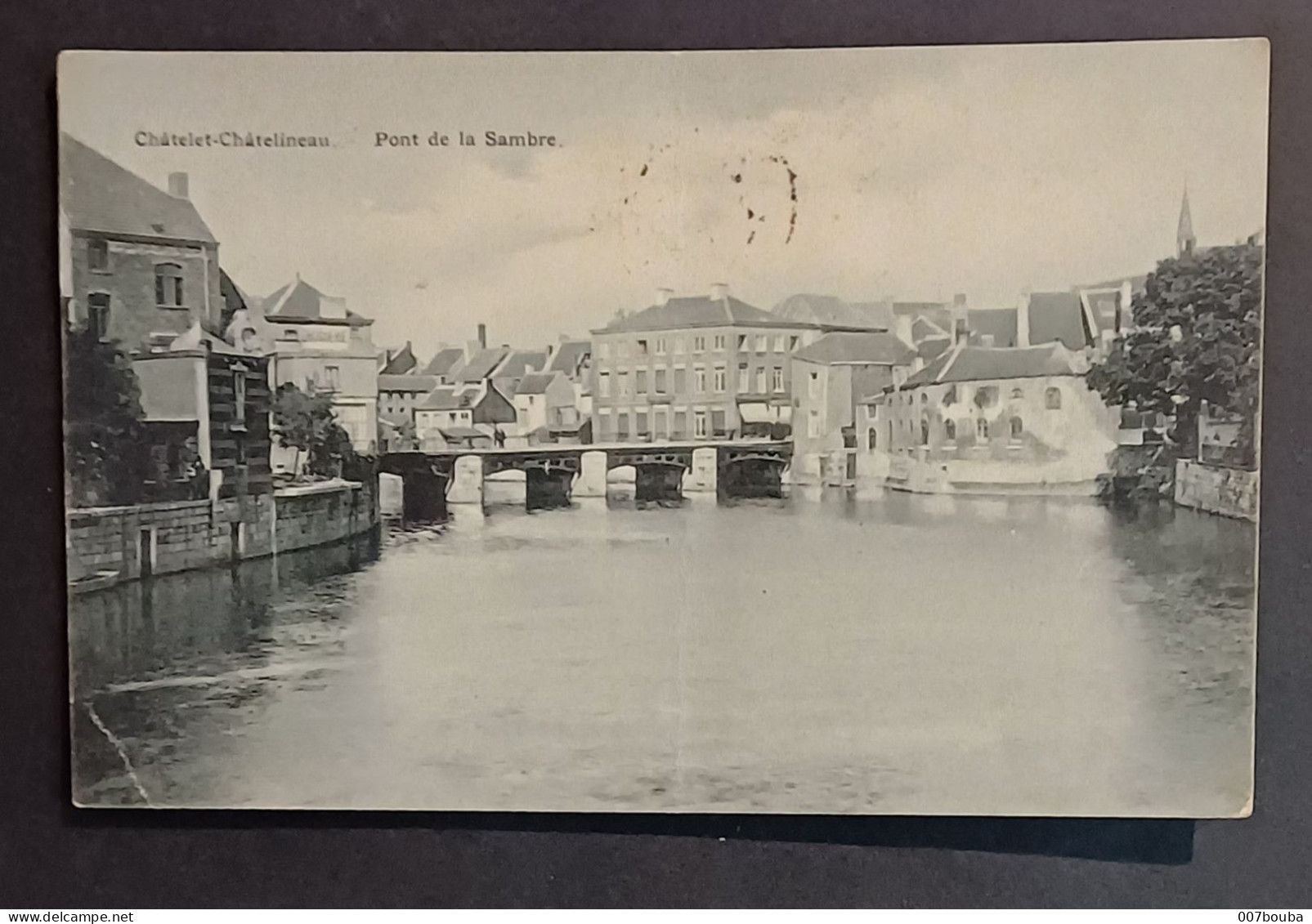 CHATELINEAU / PONT DE LA SAMBRE / EDIT. GOSSIN / VOYAGEE 1920 - Châtelet