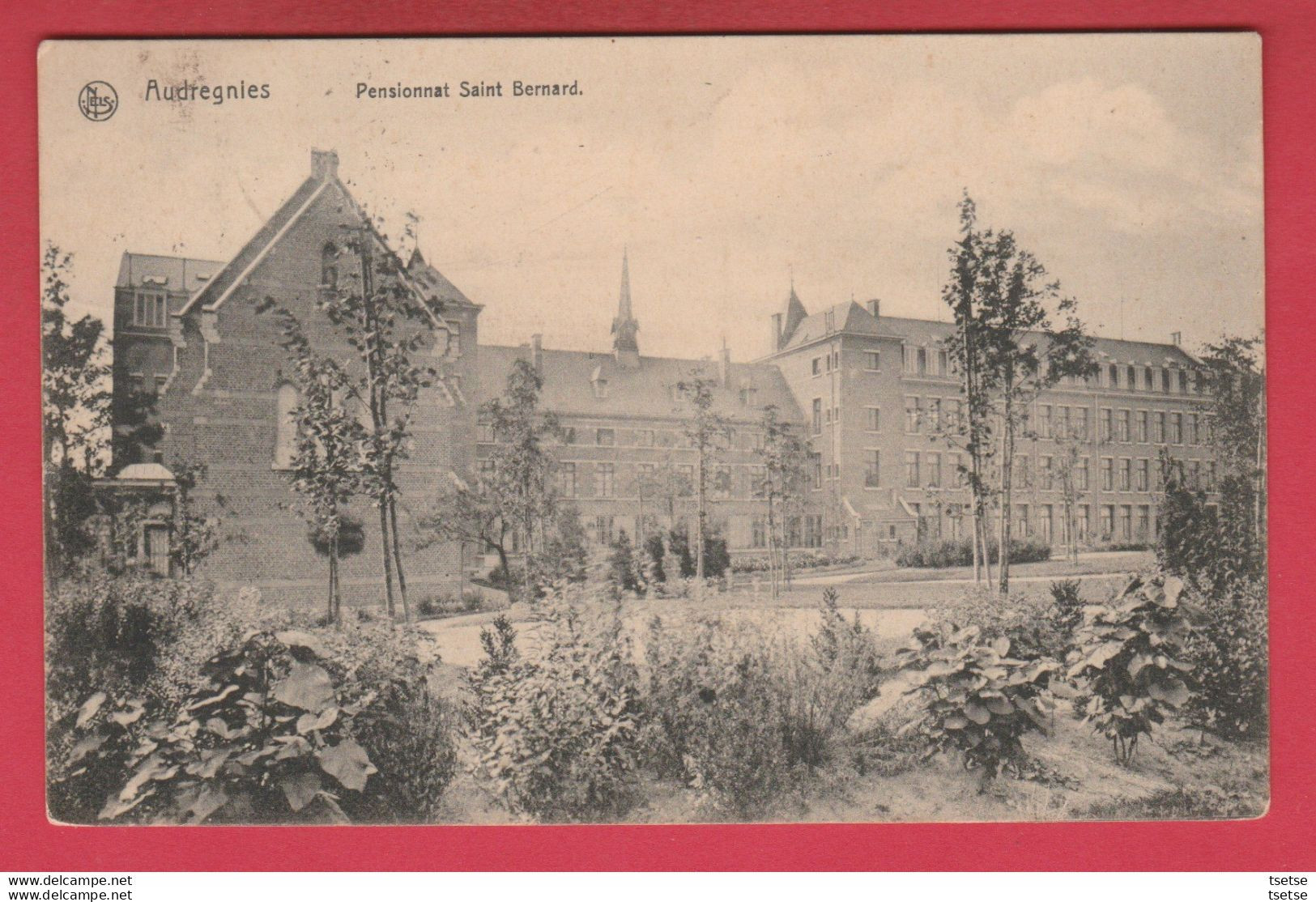 Audregnies - Pensionnat Saint-Bernard -1908 ( Voir Verso ) - Quiévrain