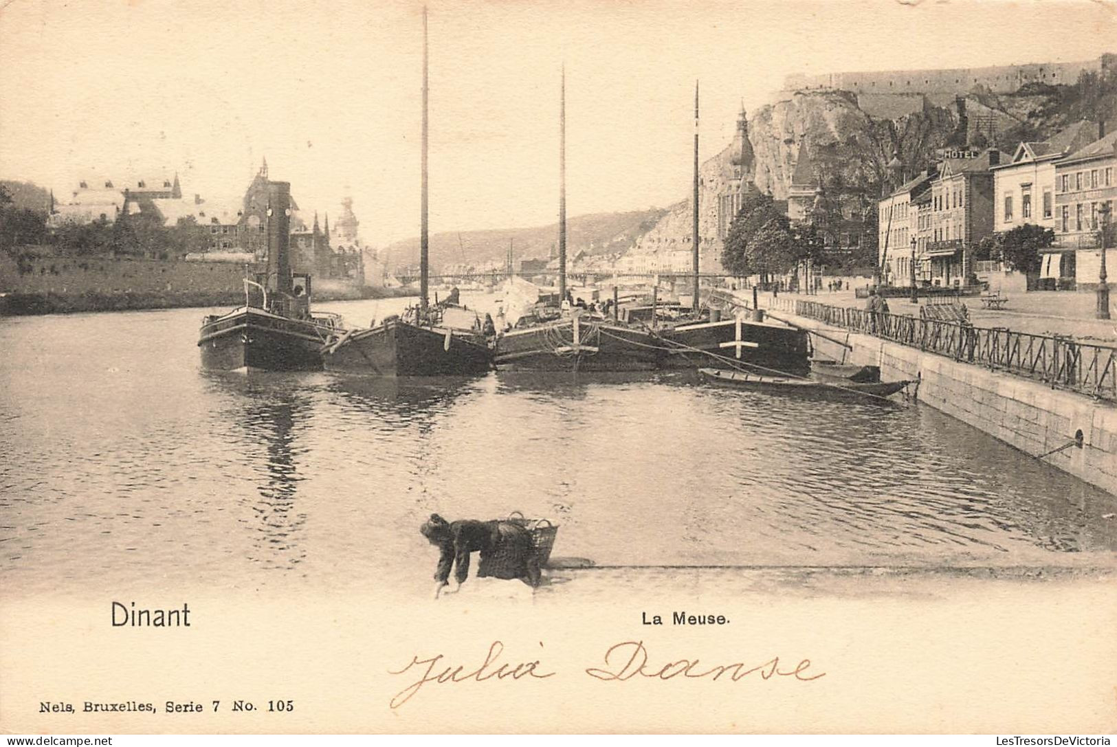 BELGIQUE - Dinant - La Meuse - Carte Postale Ancienne - Dinant