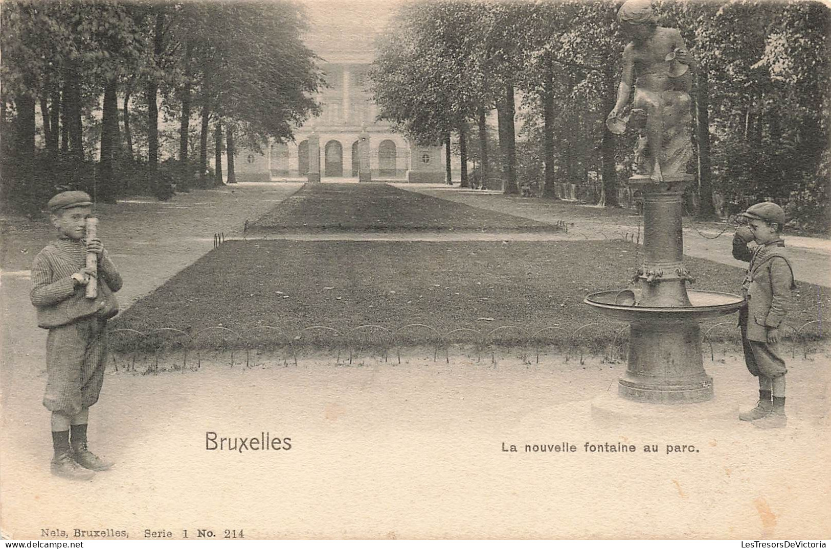 BELGIQUE - Bruxelles - La Nouvelle Fontaine Au Porc - Carte Postale Ancienne - Bossen, Parken, Tuinen