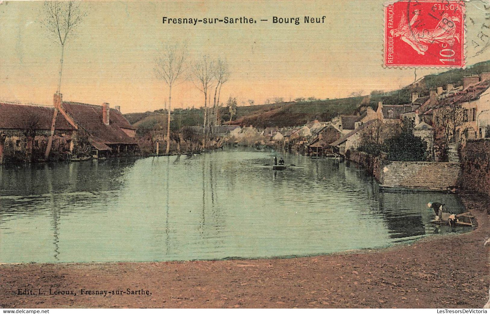 FRANCE - Fresnay-sur-Sarthe - Bourg Neuf - Colorisé - Carte Postale Ancienne - Autres & Non Classés