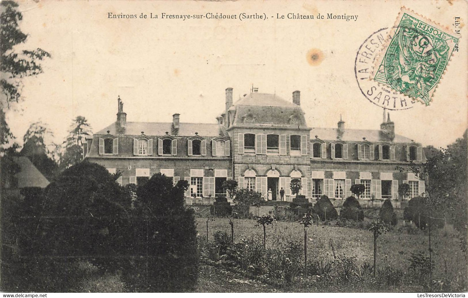 FRANCE - Fresnaye-sur-Chédouet - Le Château De Montigny - Carte Postale Ancienne - La Fresnaye Sur Chédouet
