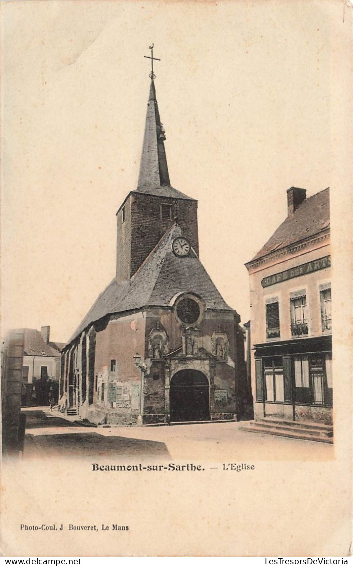 FRANCE - Beaumont-sur-Sarthe - L'église - Carte Postale Ancienne - Brulon