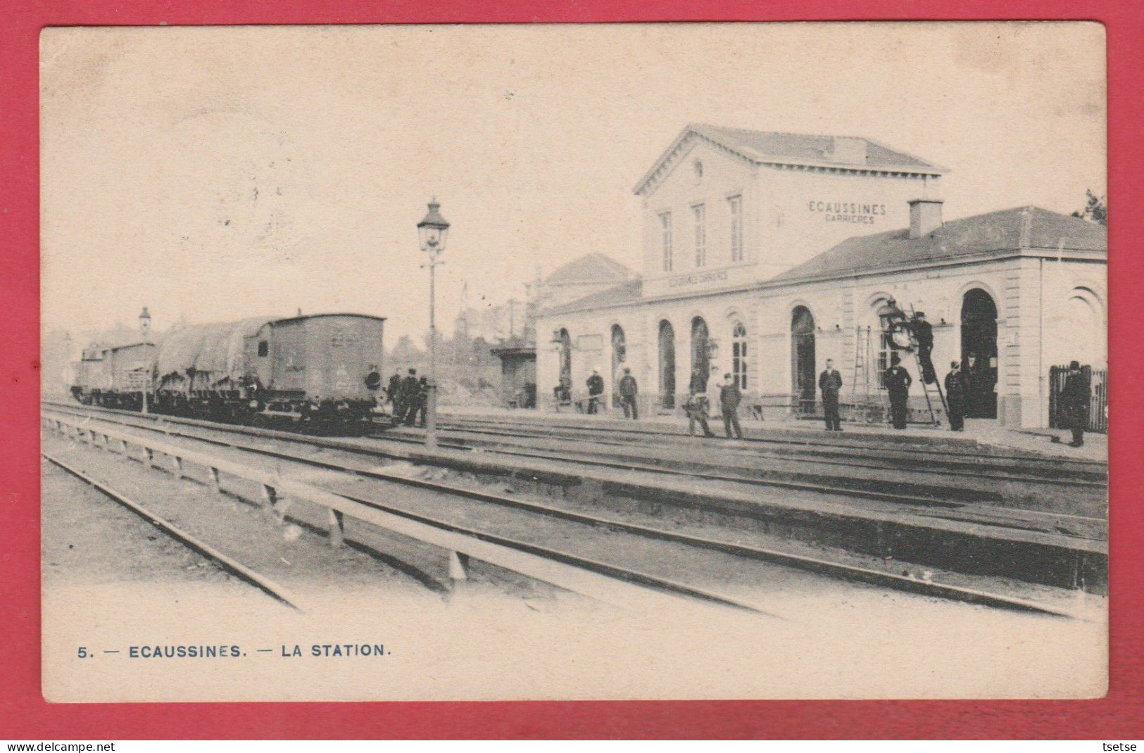 Ecaussines - La Station - 1910 ( Voir Verso ) - Ecaussinnes