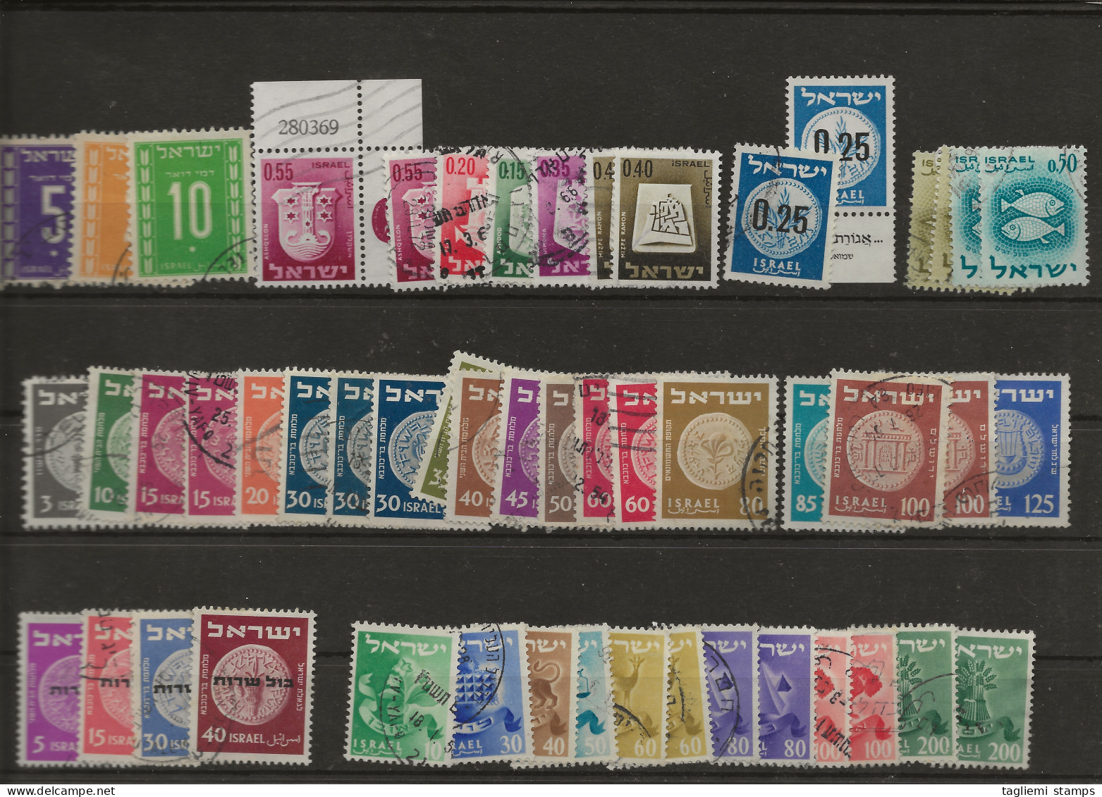 Israel, Various Years, Various Stamps, Unused & Used, Unchecked For Varieties - Collections, Lots & Series