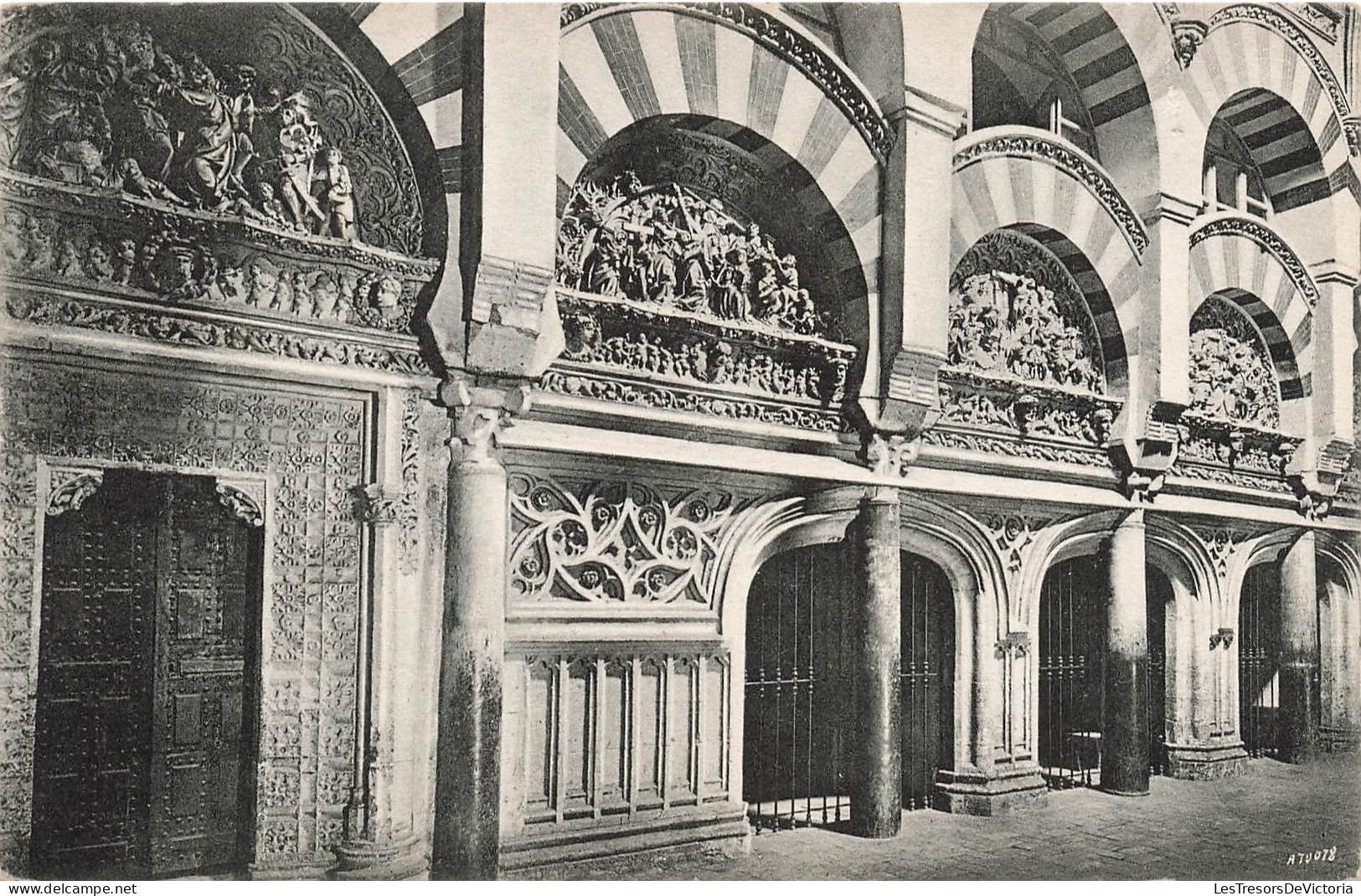 ARGENTINE - Cordoba - Cathédrale, Galerie Et Hauts Plafonds Derrière Le Maître-autel - Carte Postale Ancienne - Argentinien