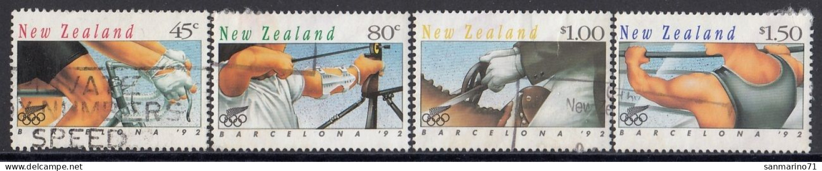 NEW ZEALAND 1226-1229,used,falc Hinged - Used Stamps