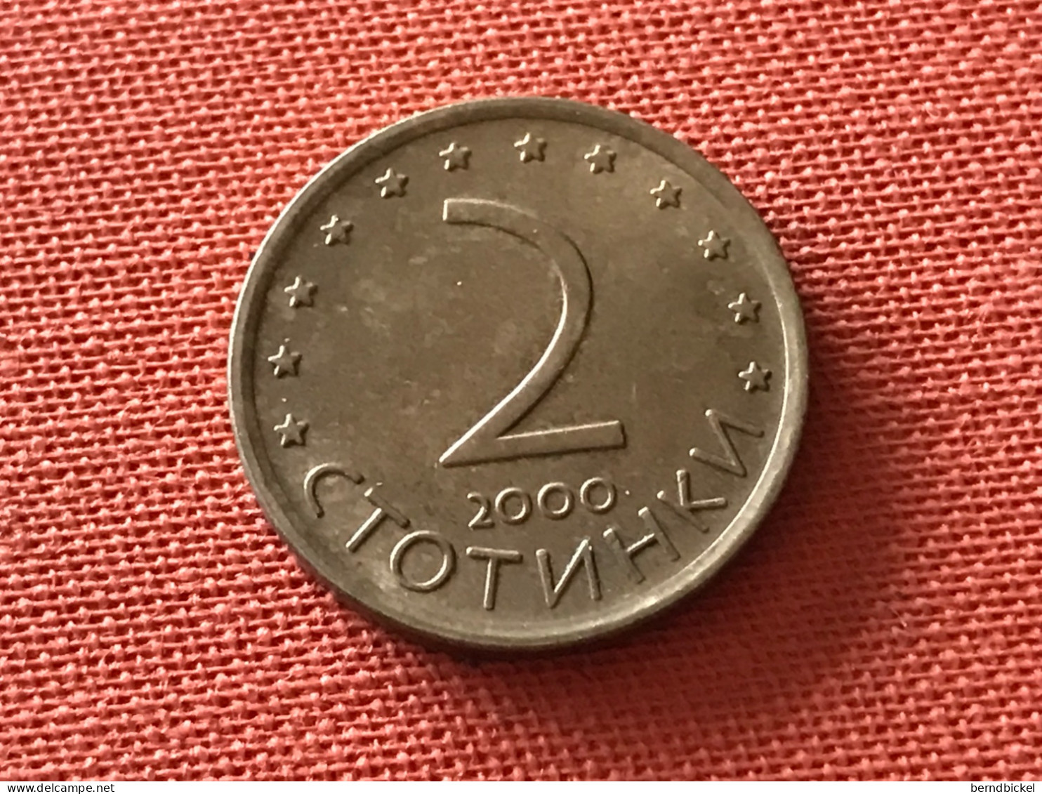 Münze Münzen Umlaufmünze Bulgarien 2 Stotinki 2000 - Bulgarie
