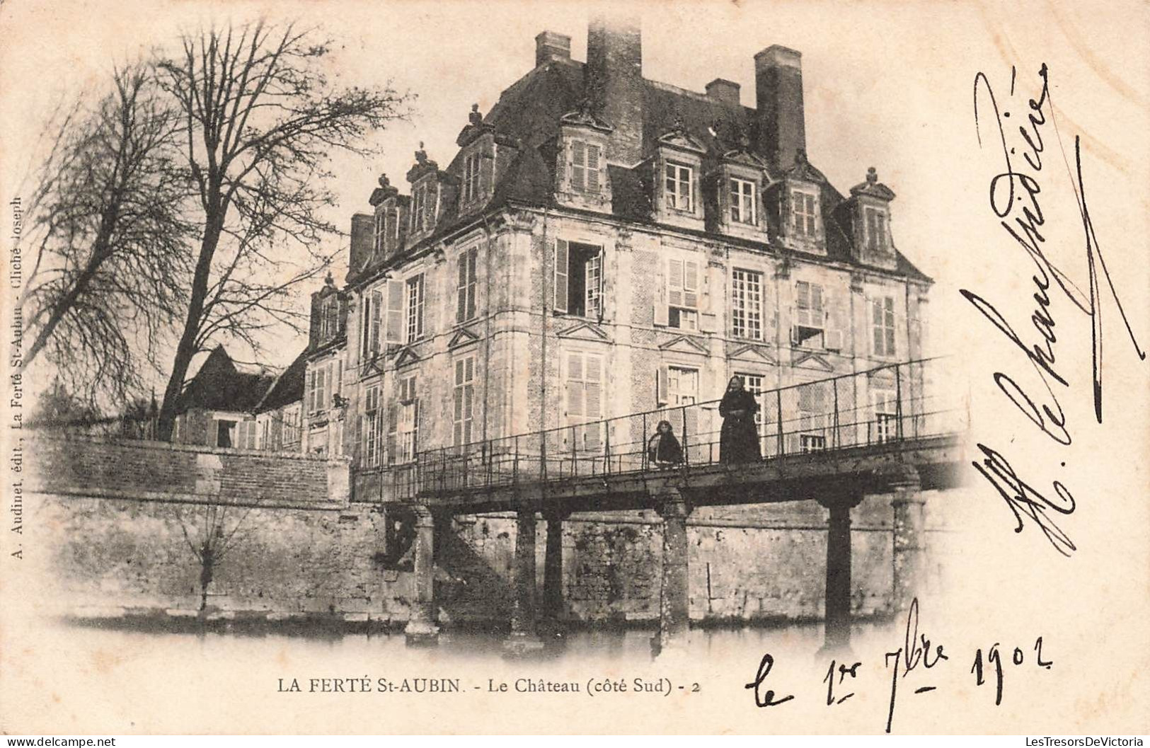 FRANCE - La Ferte Saint Aubin - Vue Du Château Sur Le Côté Sud - Carte Postale Ancienne - La Ferte Saint Aubin