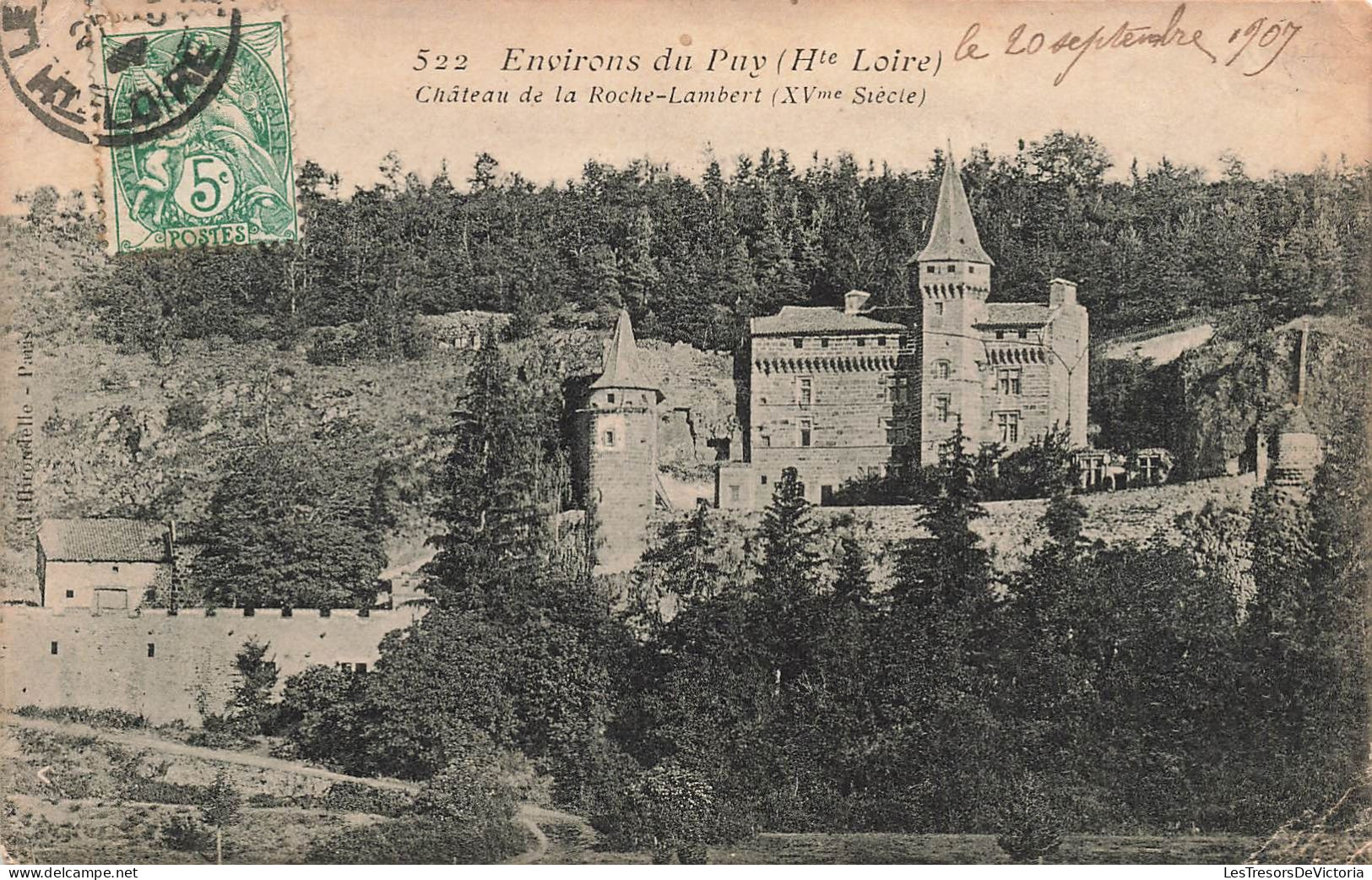 FRANCE - Environ Du Puy - Château De La Roche-Lambert - Carte Postale Ancienne - Le Puy En Velay