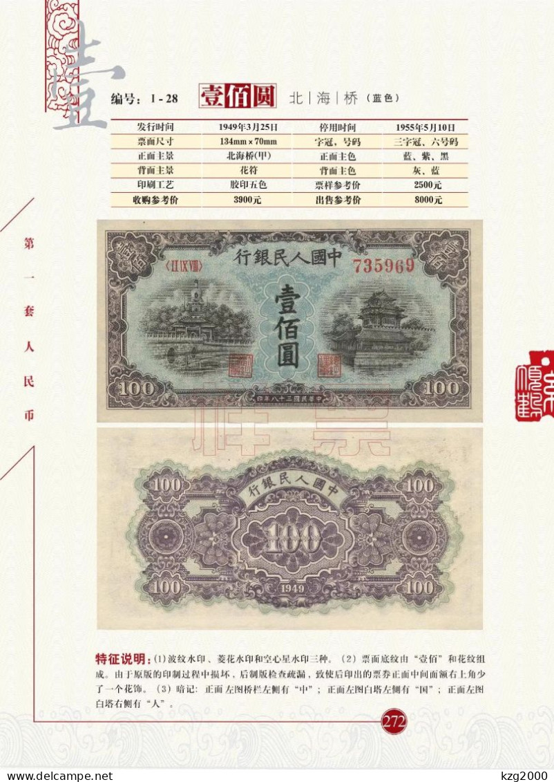 China 1948-2022 Catalogue of Chinese RMB banknotes （professional edition）