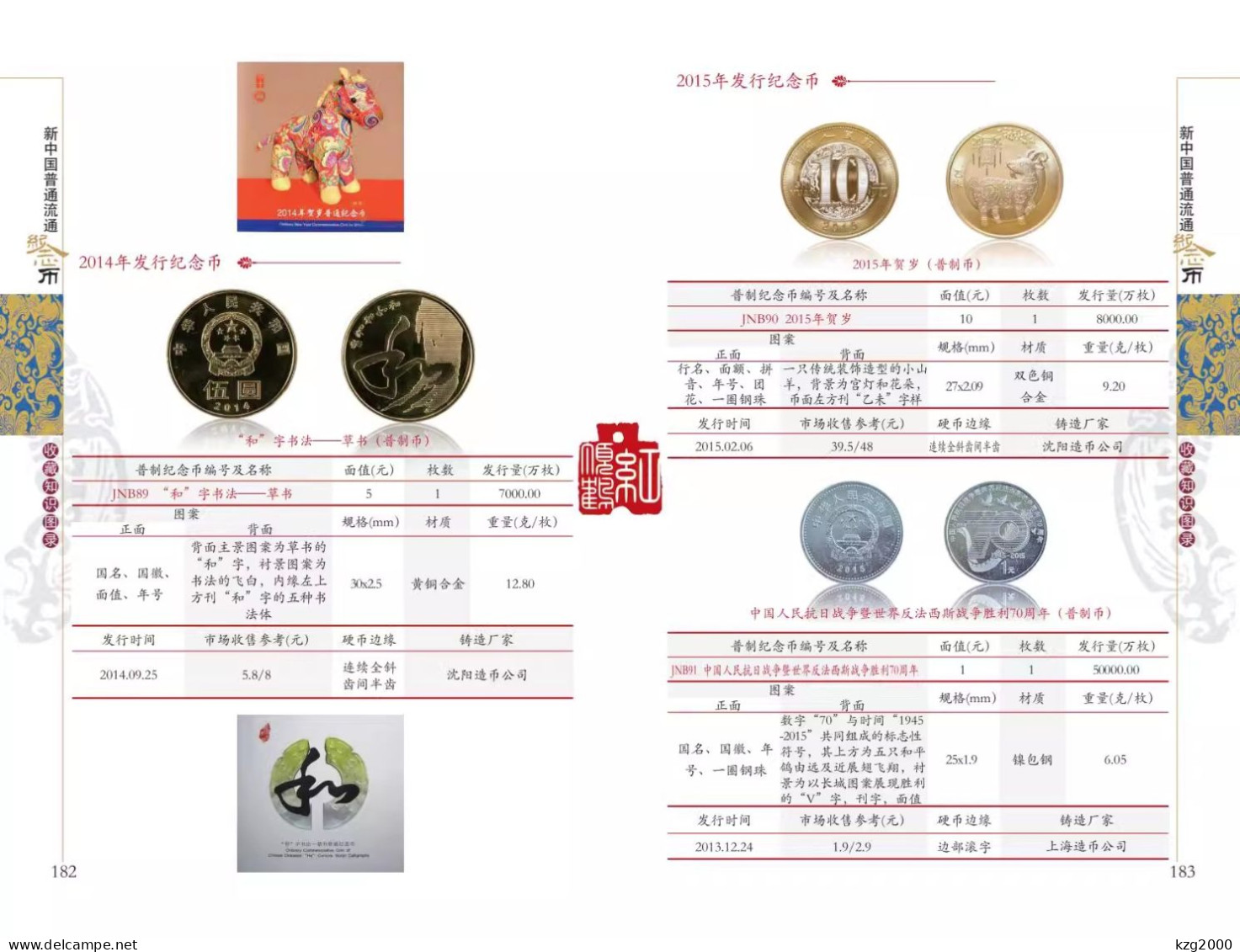 China 1984-2022 Catalogue Of Commemorative Coins In Circulation - Livres & Logiciels