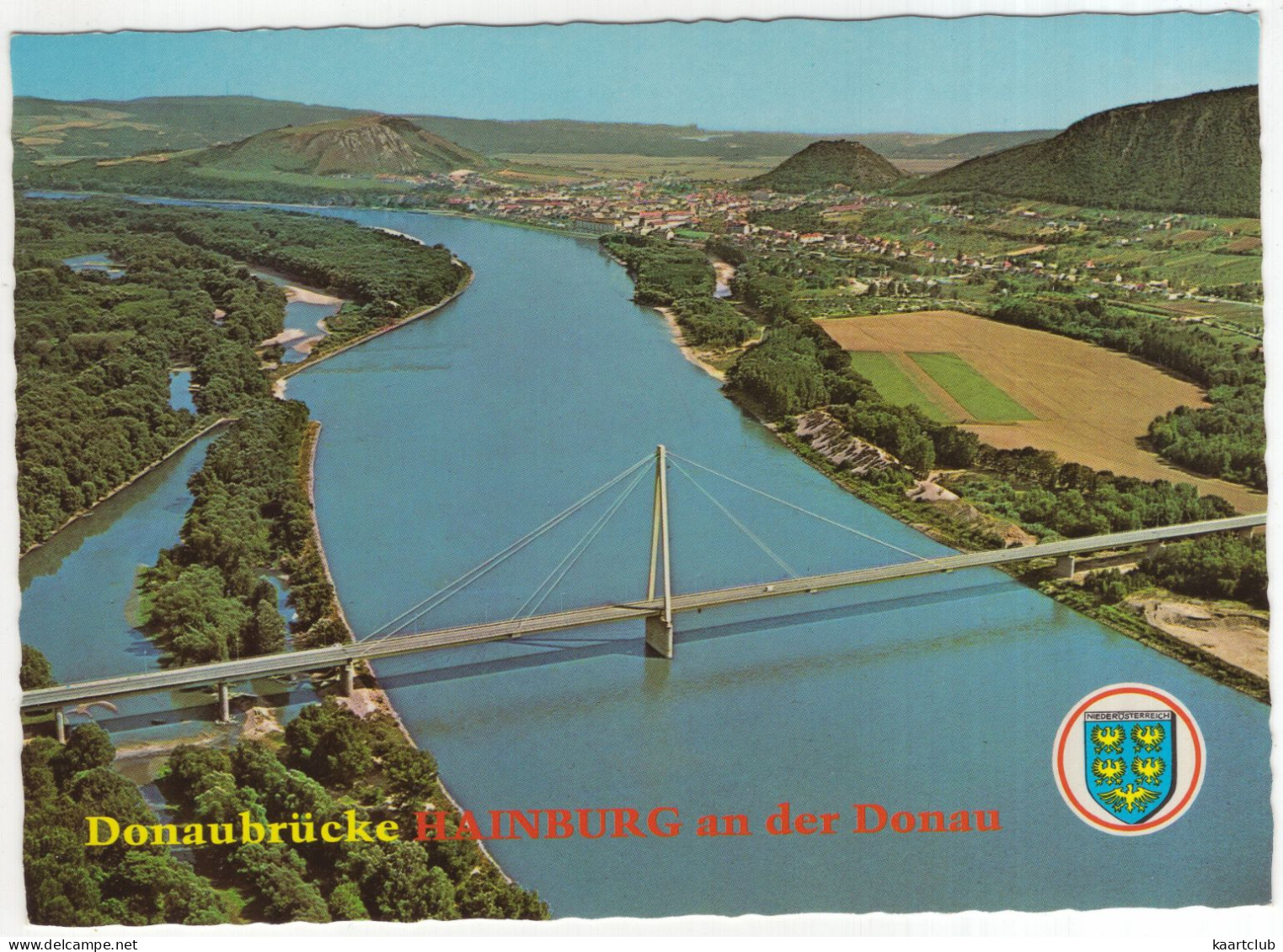 Donaubrücke - Hainburg An Der Donau - (N.Ö., Österreich/Austria) - Alpine Luftbild - Hainburg