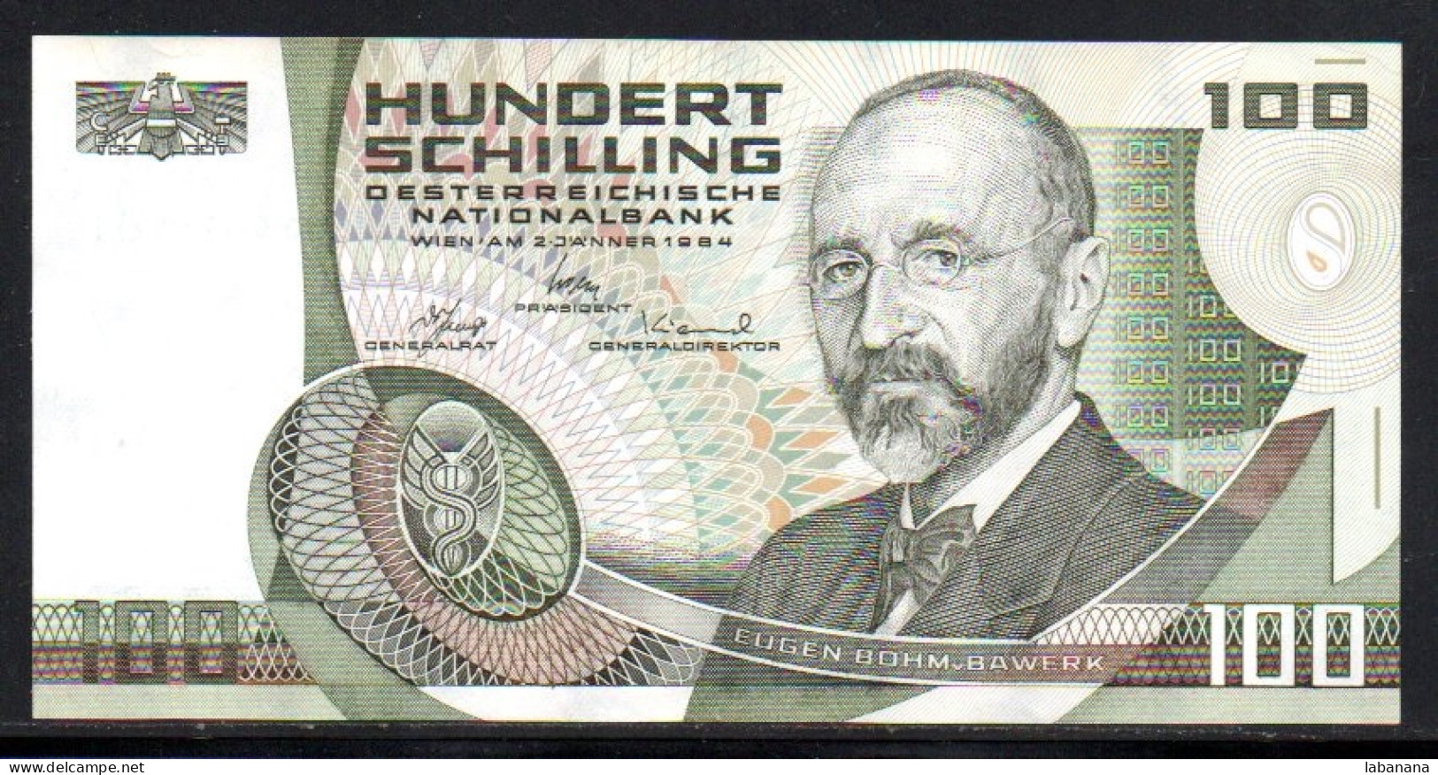 681-Autriche 100 Schilling 1984 Q987J Neuf/unc - Oesterreich