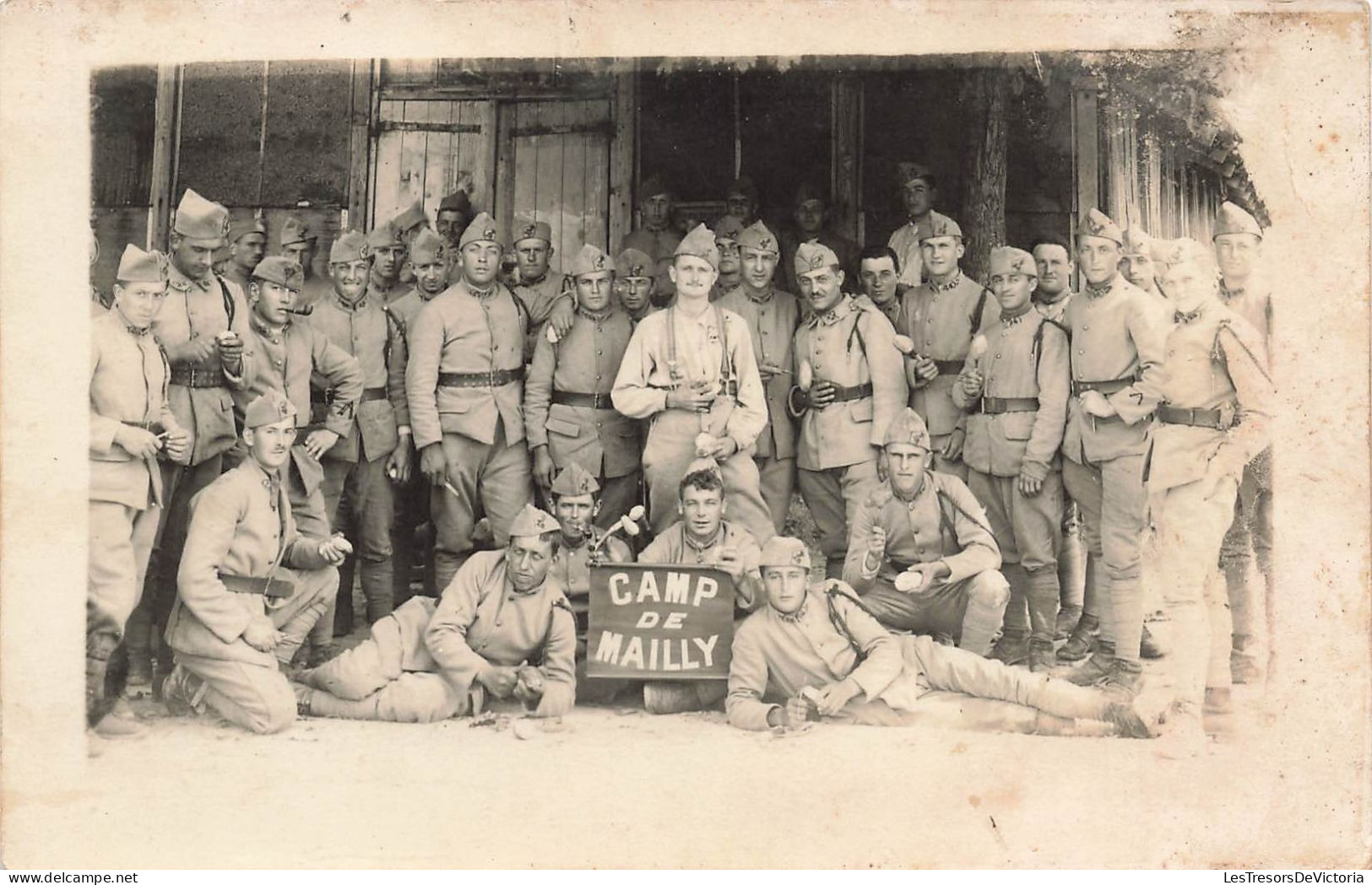 MILITARIA - Les Soldats Du Camp De Mailly - Carte Postale Ancienne - Regimente