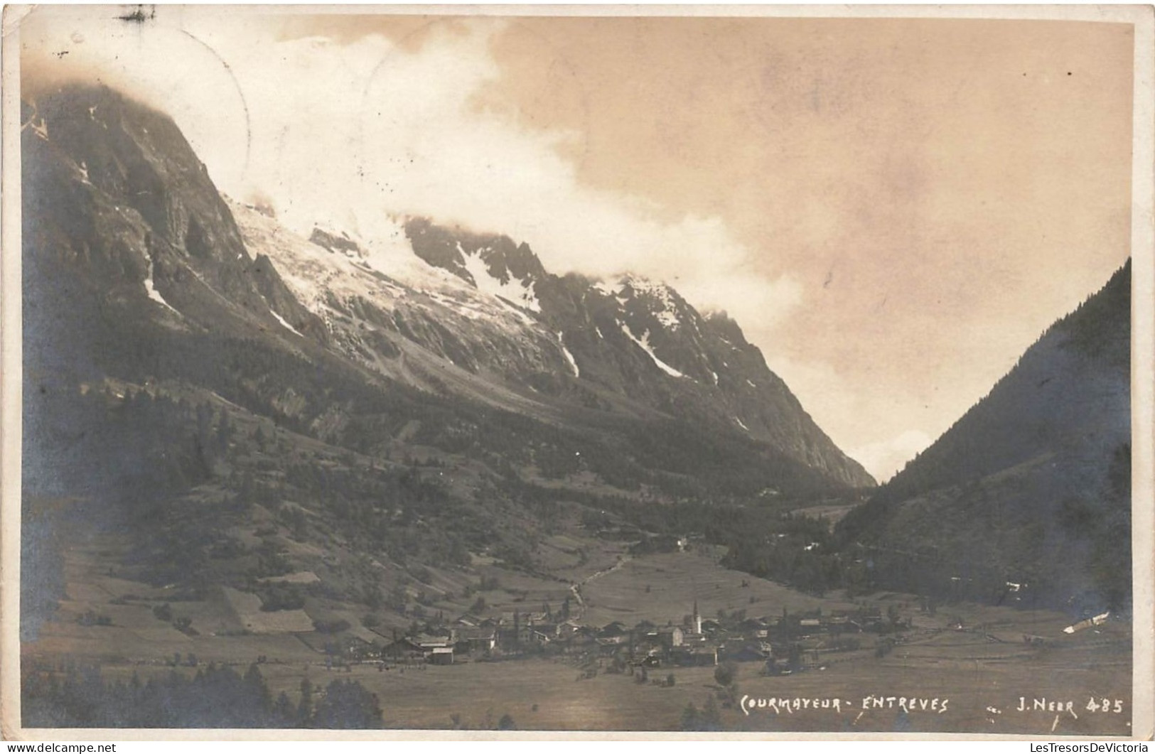 ITALIE - Courmayeur - Entrèves - Carte Postale Ancienne - Andere & Zonder Classificatie