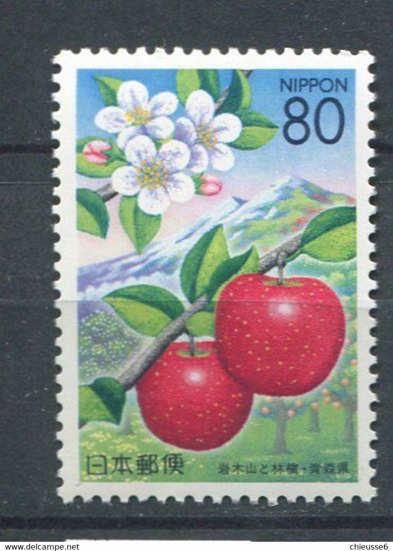 Japon ** N° 3303 - Fleurs De Pommiers, Pommes - Rix 1,50 € + Port - Unused Stamps