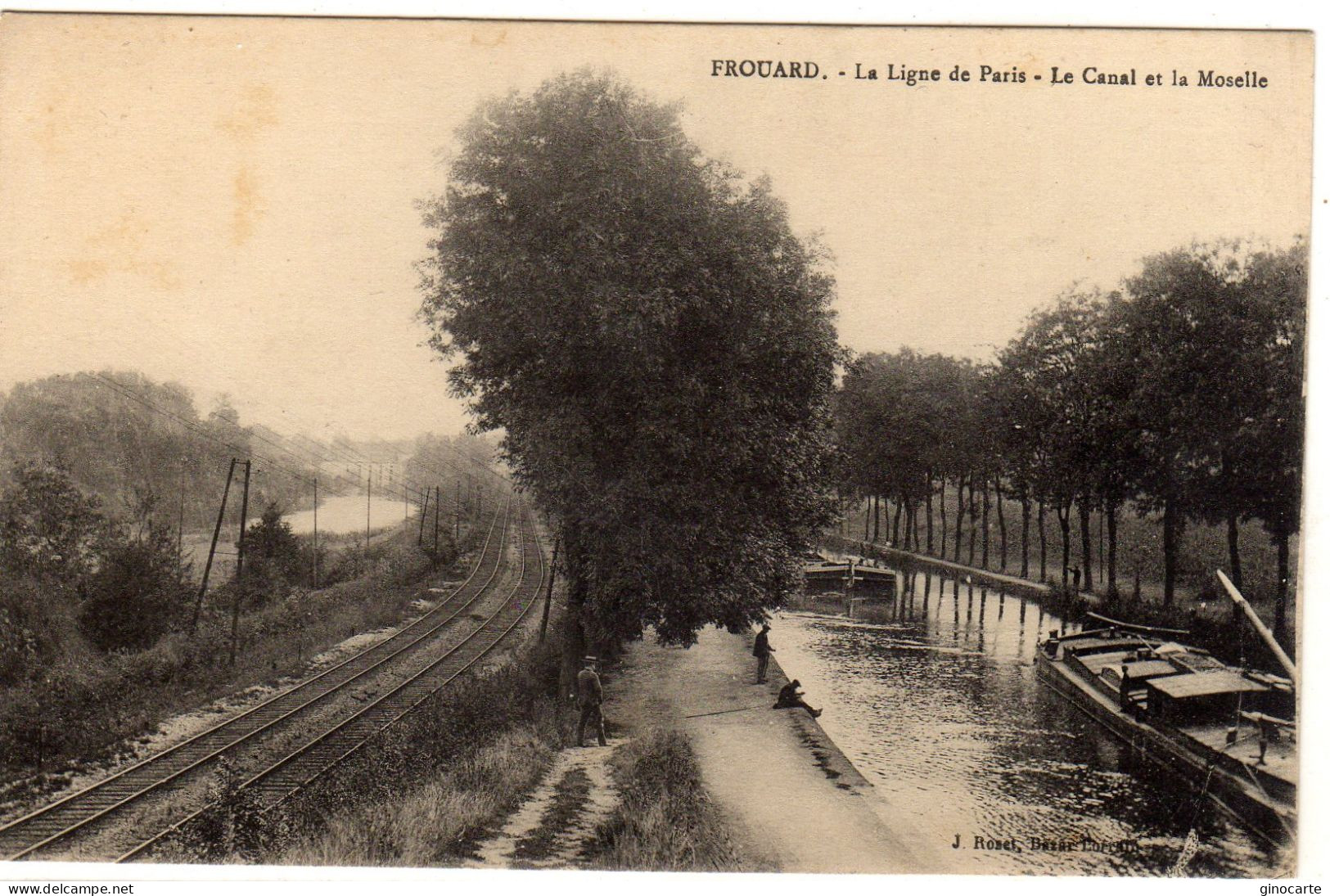 Frouard Le Canal Et La Moselle - Frouard