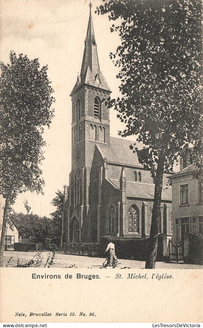 BELGIQUE - Environs De Bruges - Saint-Michel - L'église - Carte Postale Ancienne - Brugge