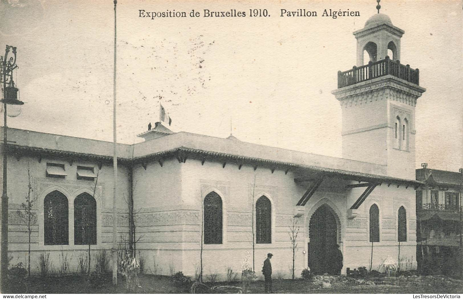 BELGIQUE - Exposition Bruxelles 1910 - Pavillon Algérien - Carte Postale Ancienne - Exposiciones Universales