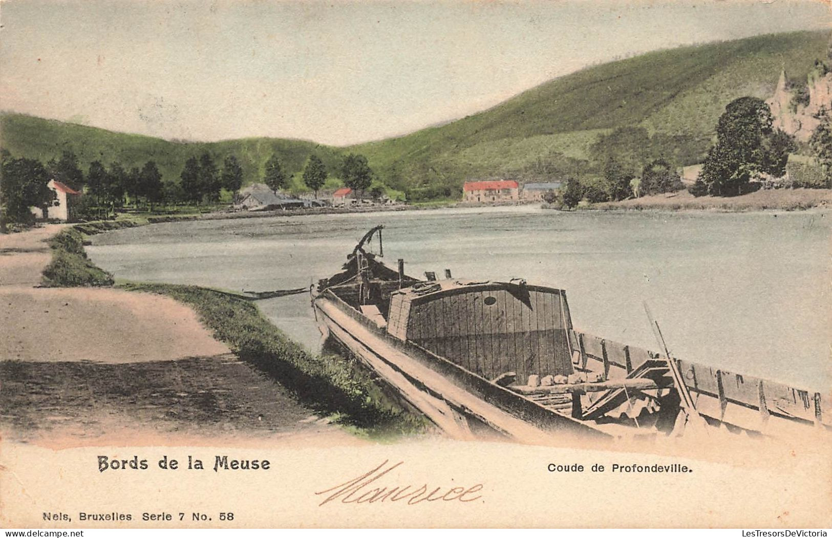 BELGIQUE - Coude De Profondeville - Bords De La Meuse - Colorisé - Carte Postale Ancienne - Profondeville