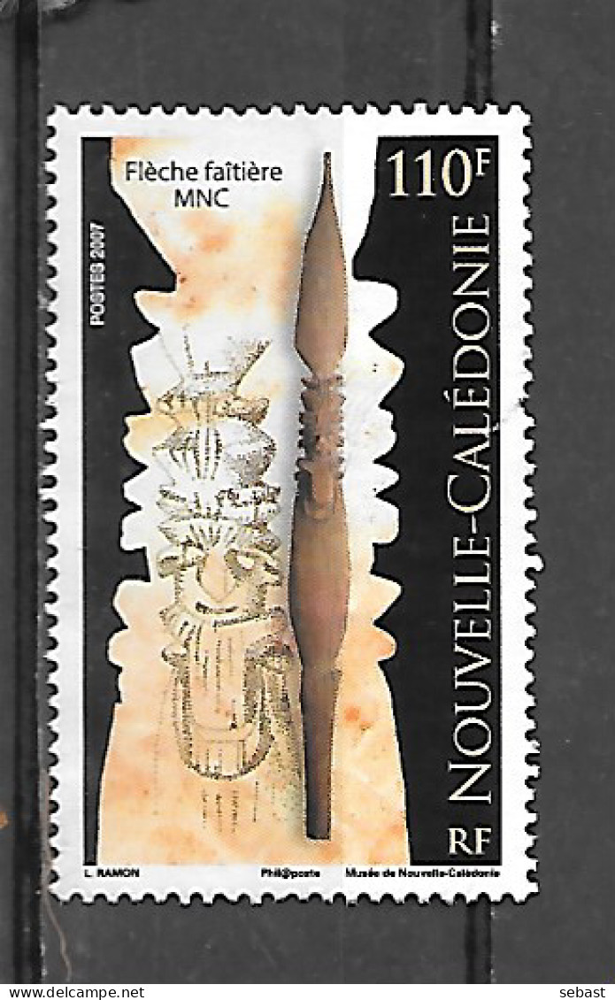 TIMBRE OBLITERE DE NOUVELLE CALEDONIE DE 2007 N° YVERT 1033 - Gebraucht