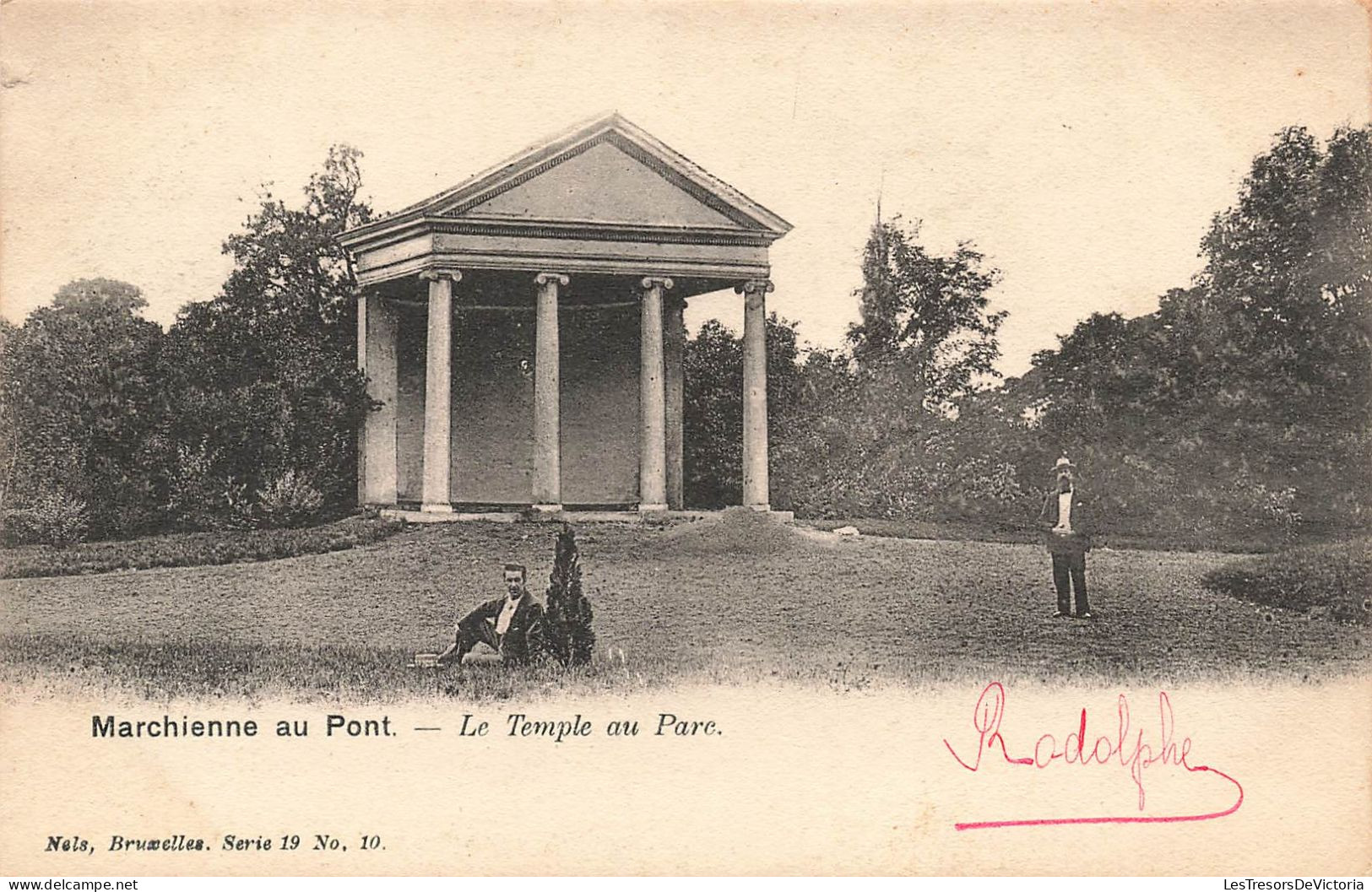 BELGIQUE - Marchienne-au-Pont - Le Temple Au Parc - Carte Postale Ancienne - Charleroi