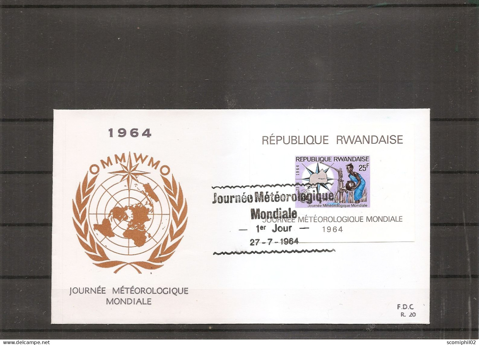 Rwanda - Météorologie ( FDC De 1964 Avec BF à Voir) - 1962-1969