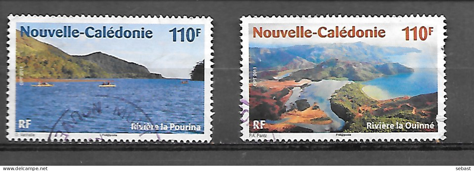 TIMBRE OBLITERE DE NOUVELLE CALEDONIE DE 2011 N° YVERT 1124/25 - Usados