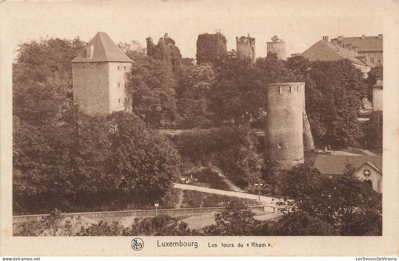 LUXEMBOURG - Luxembourg Ville - Les Tours Du "Rham" - Carte Postale Ancienne - Luxemburg - Town