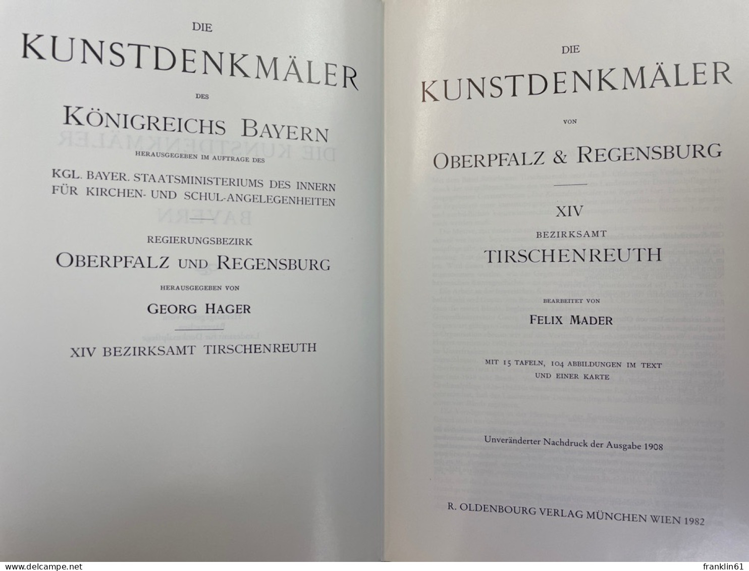 Die Kunstdenkmäler Von Oberpfalz Und Regensburg.;  XIV.;  Bezirksamt Tirschenreuth. - Architecture