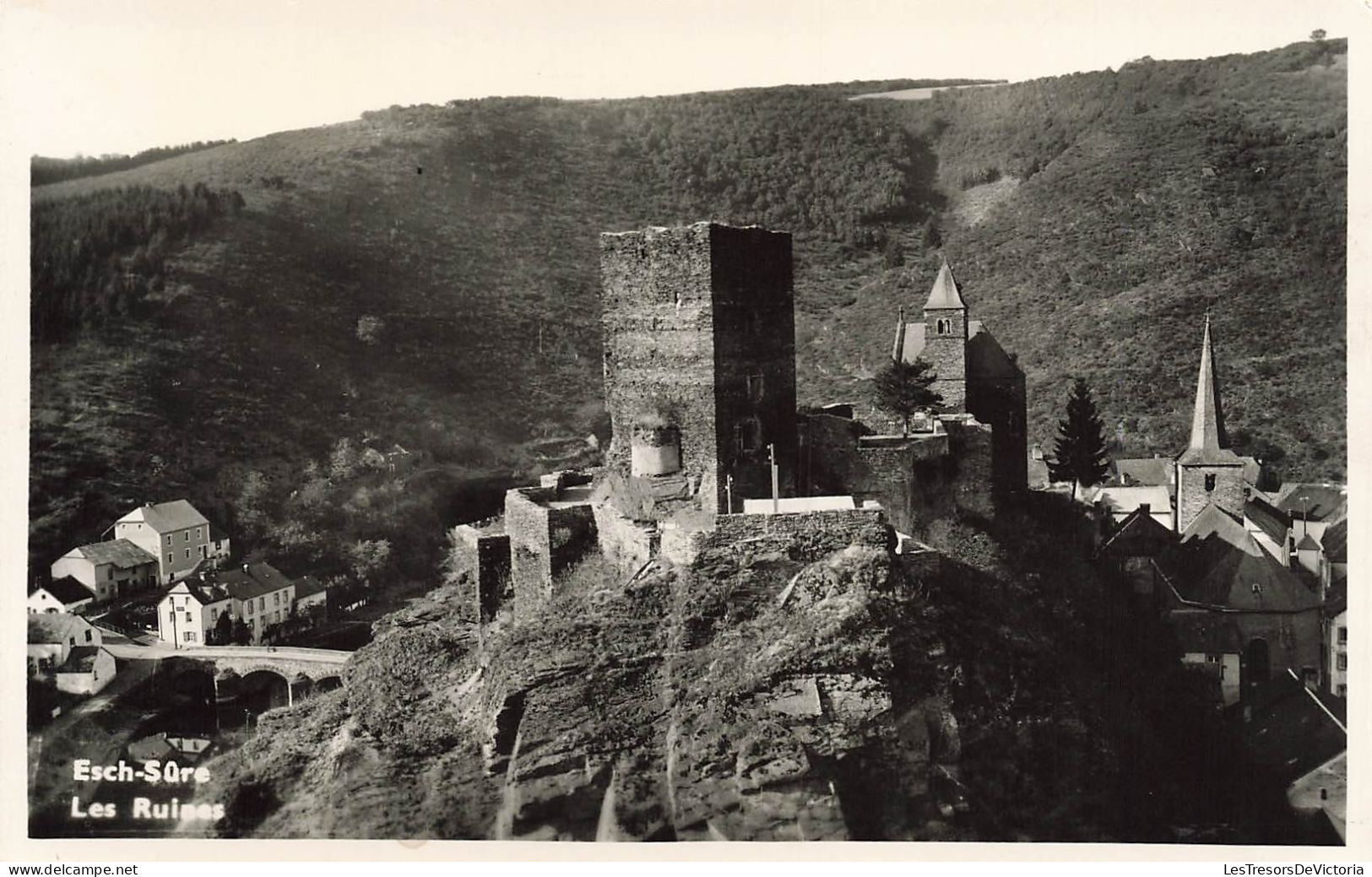 LUXEMBOURG - Esch Sûre - Les Ruines - Carte Postale Ancienne - Esch-Sauer